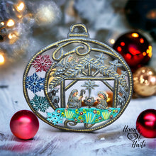 Load image into Gallery viewer, Nativity Ornament - Large Hanging