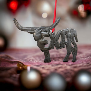 Texas Longhorn Steer Cow Ornament